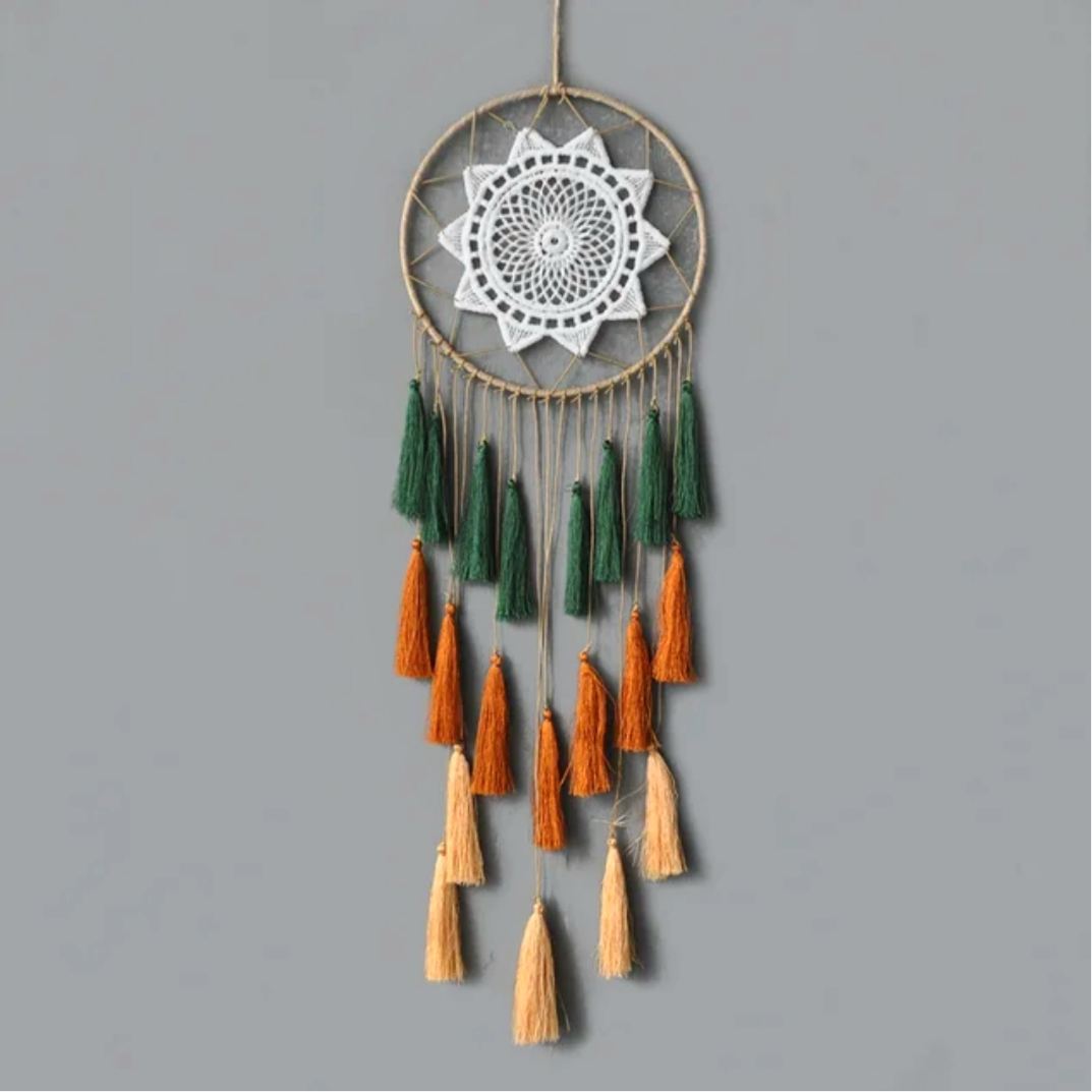 Woven Dream Catcher Colorful Wall Hanging Room 75 cm