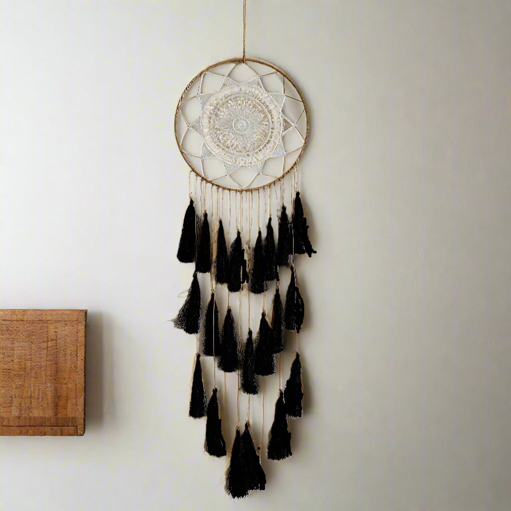 Woven Dream Catcher Colorful Wall Hanging Room 75 cm