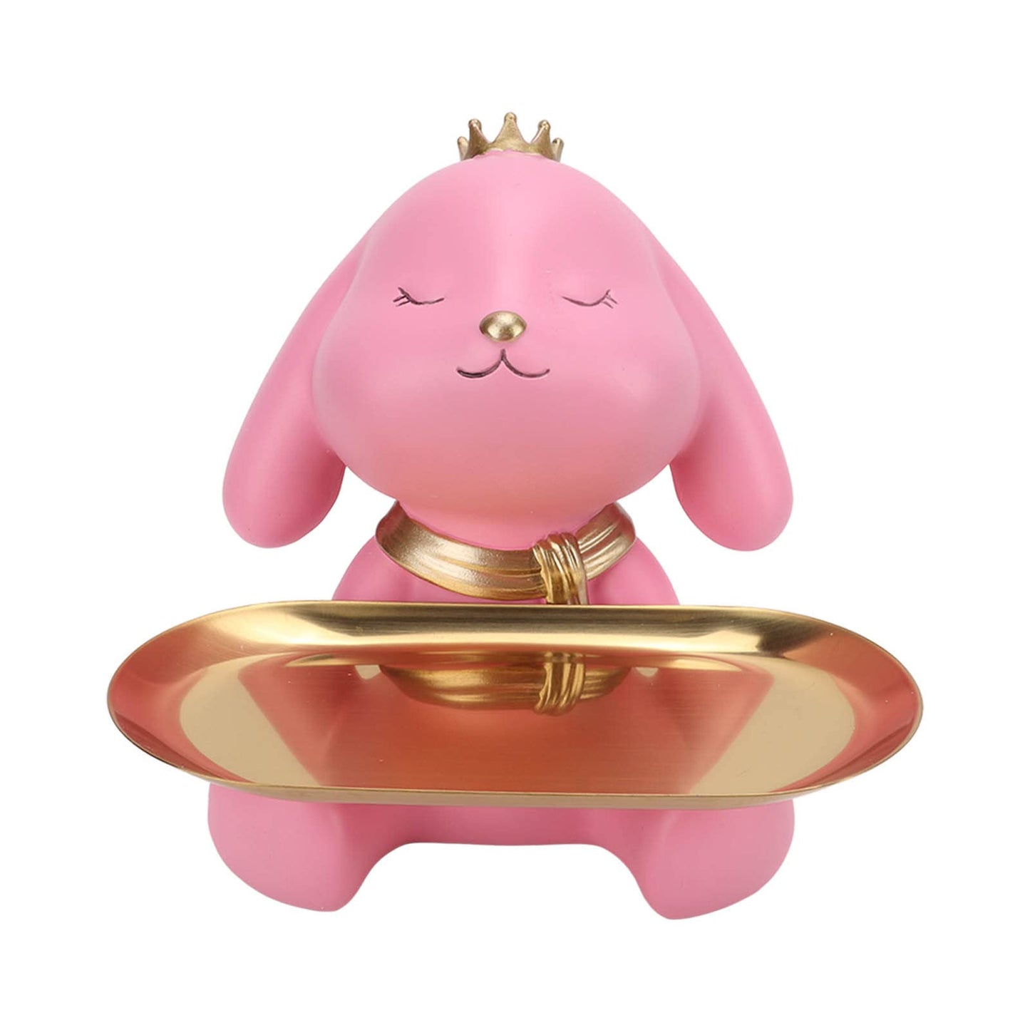 Ceramic Bunny holding a Tray 21 cm