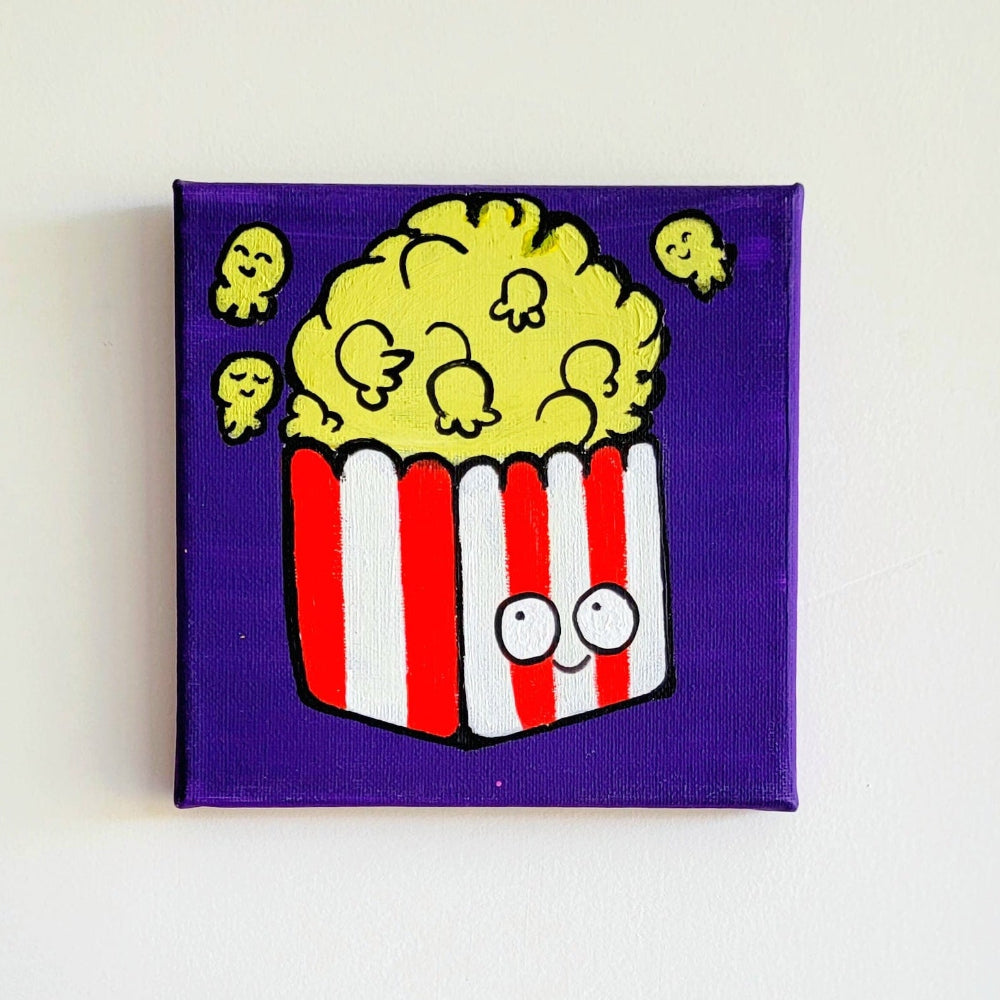 small cute popcorn frame