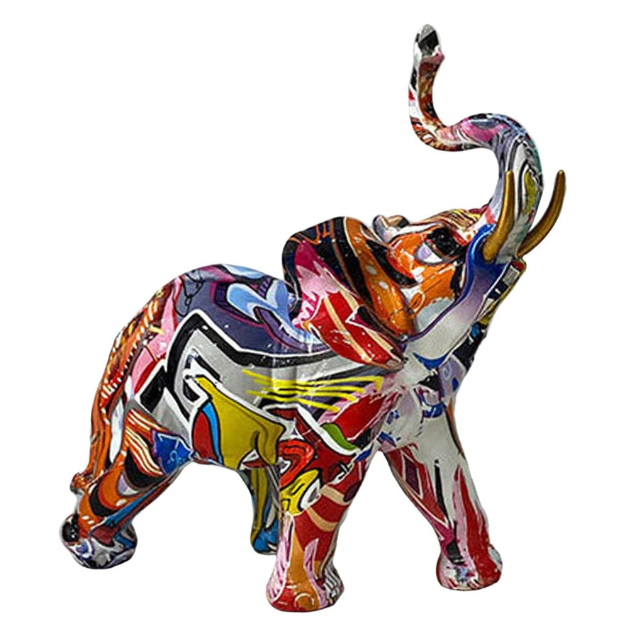 Painted Graffiti Elephant Sculpture ??