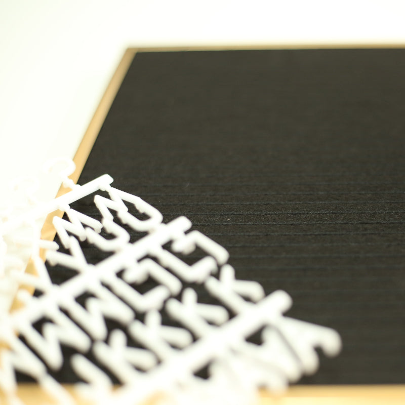 Felt Letter Board 30x21 cm (120 letters & numbers included)