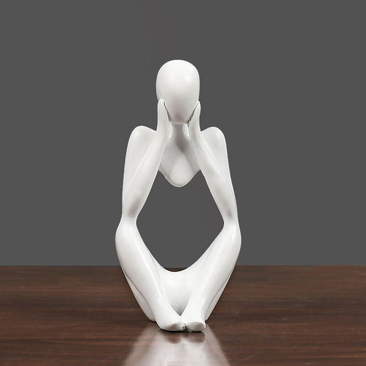 Human Character Figurine Thinker Statue 13 cm