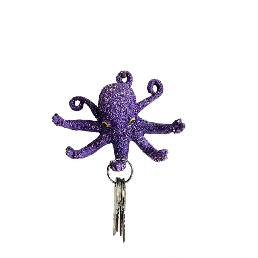 Octopus Middle Finger Wall Hanger Key