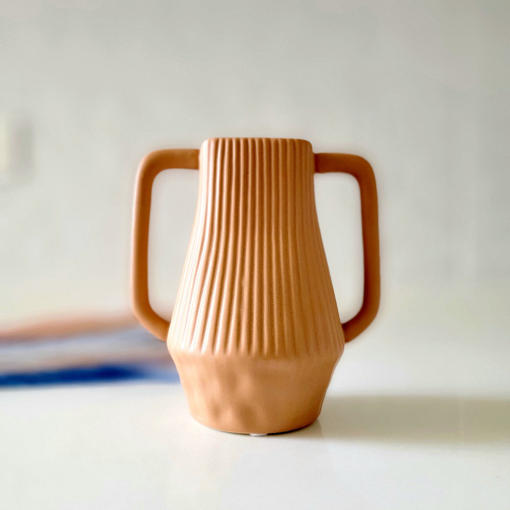 Stone Brick Pitcher Vase 20 cm