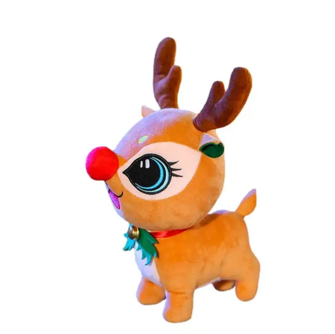 Cartooned Elk Plush 25 cm
