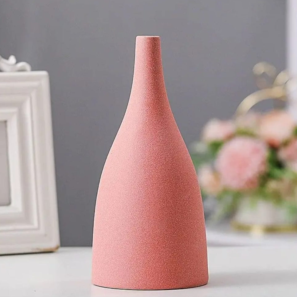 Stone Vase Pink, 1 Pc