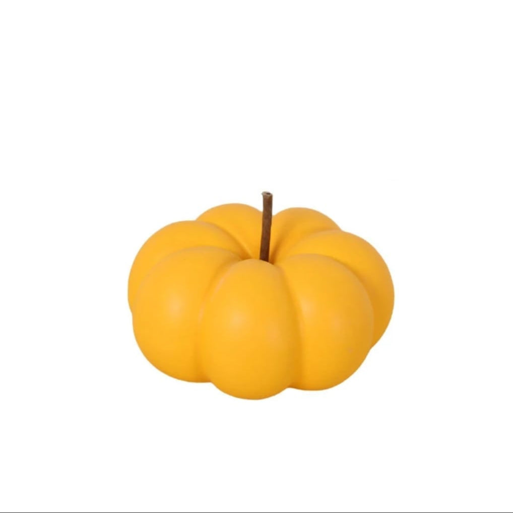 Decorative Pumpkin Ceramic Ornament 13x9 cm