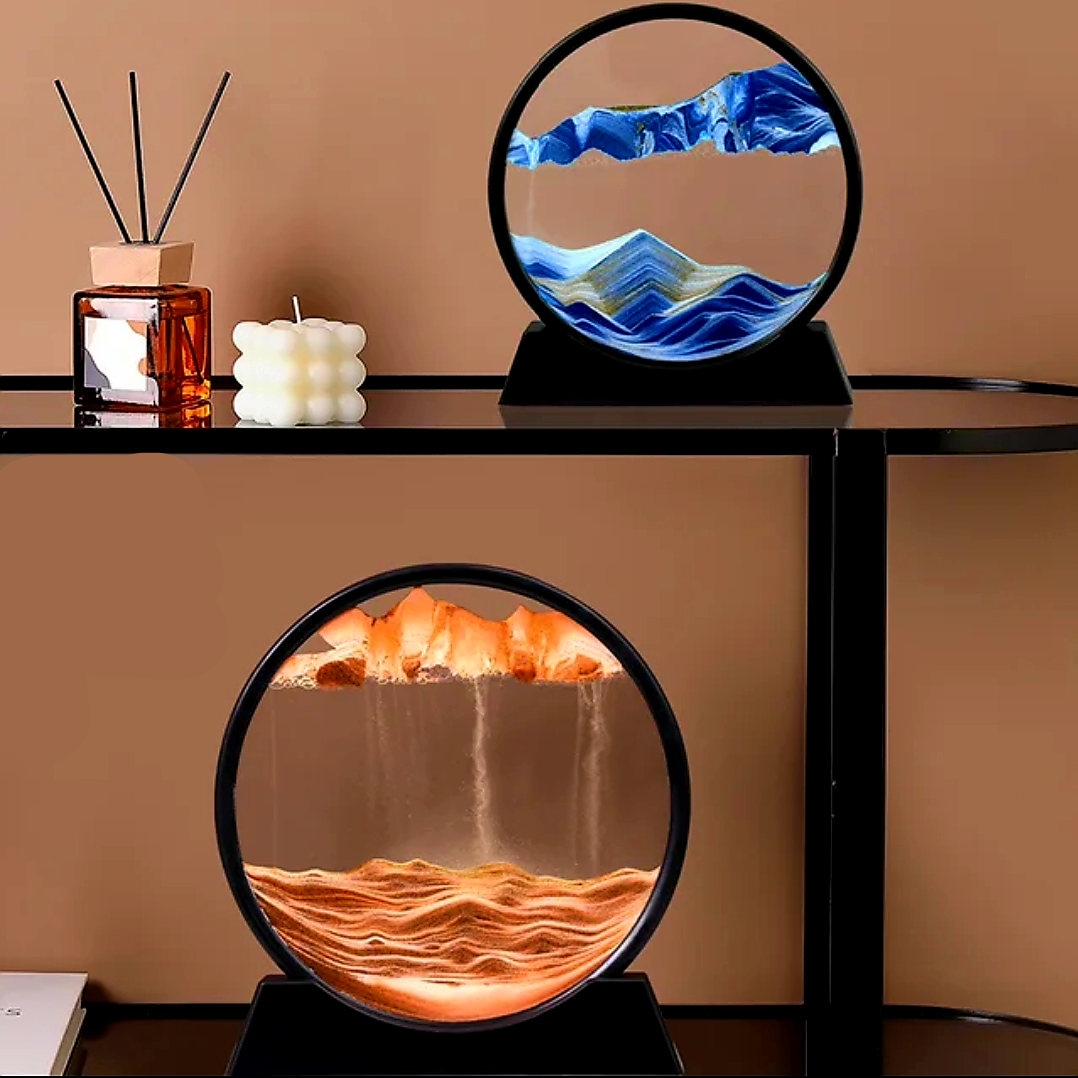 Moving Sand Painting 3D Dynamic Art 25 cm