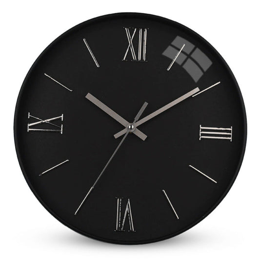 Wall Clock Black Roman 30 cm
