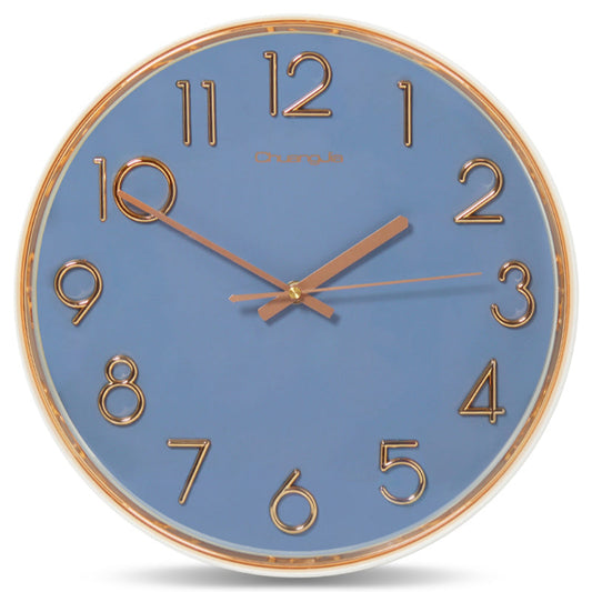 Wall Clock Blue 33 cm