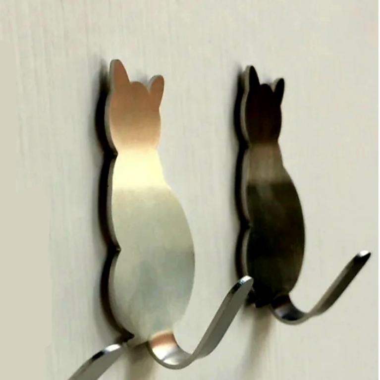 cat-shaped wall hooks