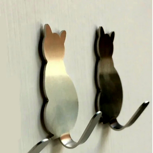 cat-shaped wall hooks
