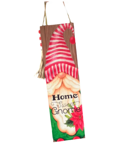 Christmas Door / Wall Wood Sign 38x10 cm