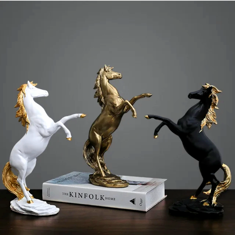 Decorative Resin Horse Statue 30 cm, 1 Pc