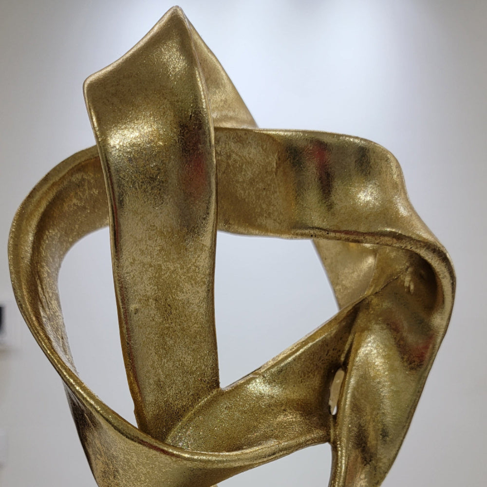 Luxurious Curved Chain Statue Bronze 30 cm